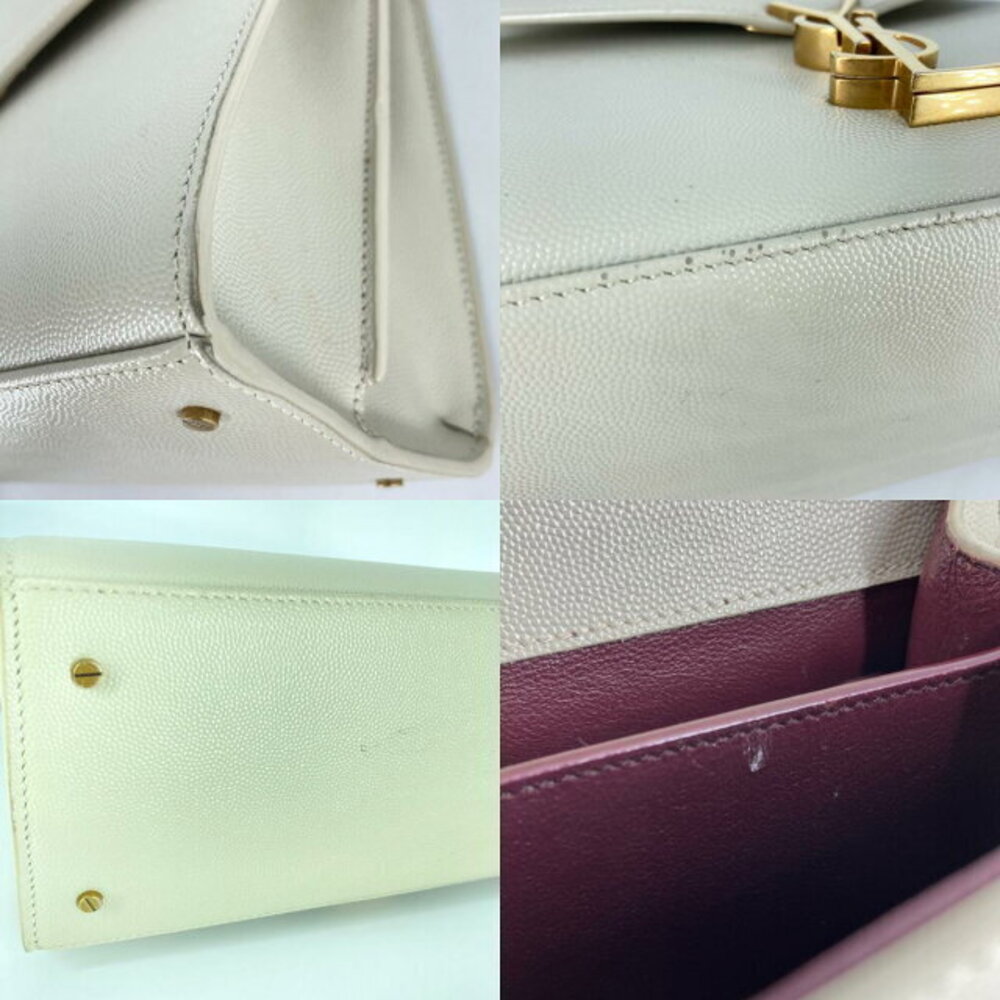 Saint Laurent White Bag leather Shoulder Ivory - Picture 9 of 10